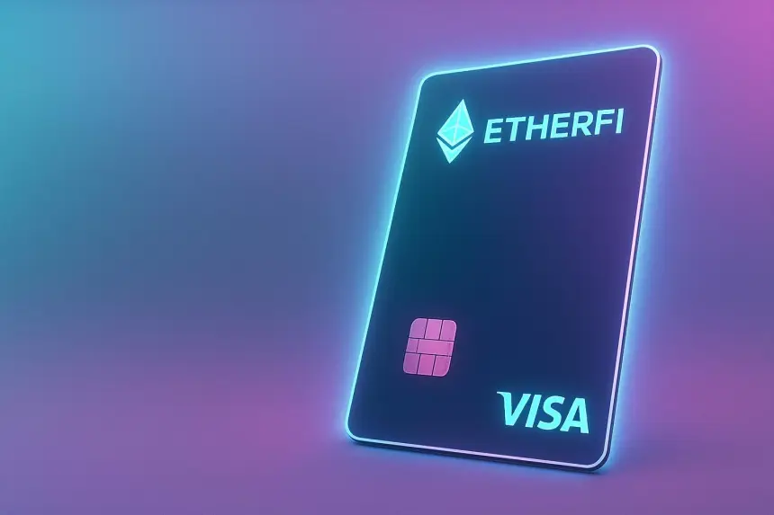 Carte EtherFi : 3 % de cashback et carte Visa non-custodial pour payer en crypto.