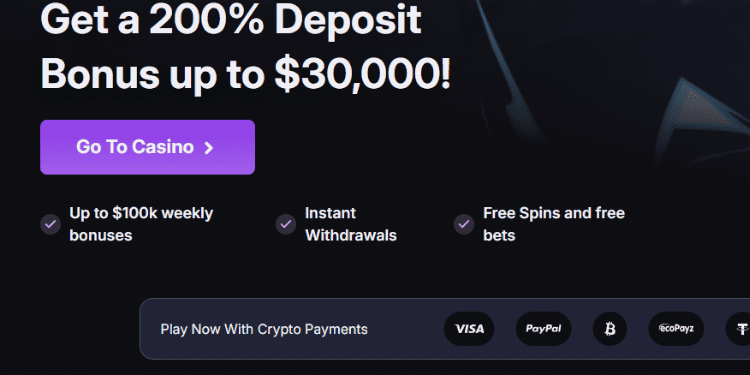 2. CoinCasino - inovatyvus kriptovaliutų kazino su sporto lažybomis