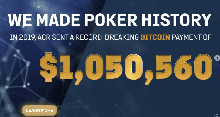 2. ACR Poker – greitas ir patikimas pokeris internetu su didžiausia grąža