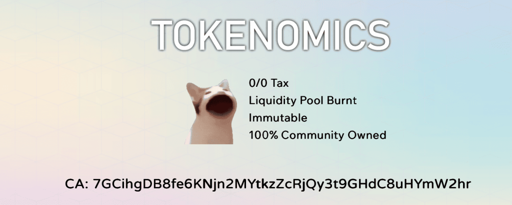 Tokenomika POPCAT