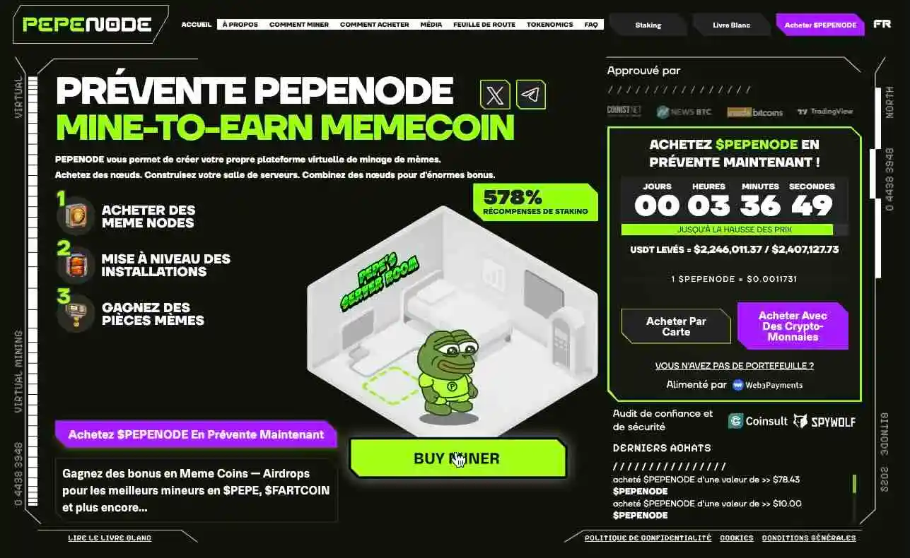 Acheter PepeNode
