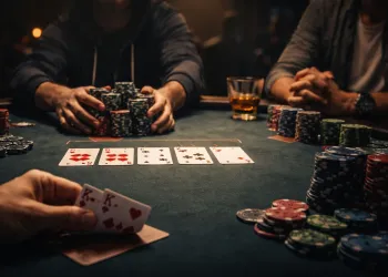 德州撲克實戰教學｜如何判斷對手是堅果牌沒偷雞　順子也要放棄保本策略