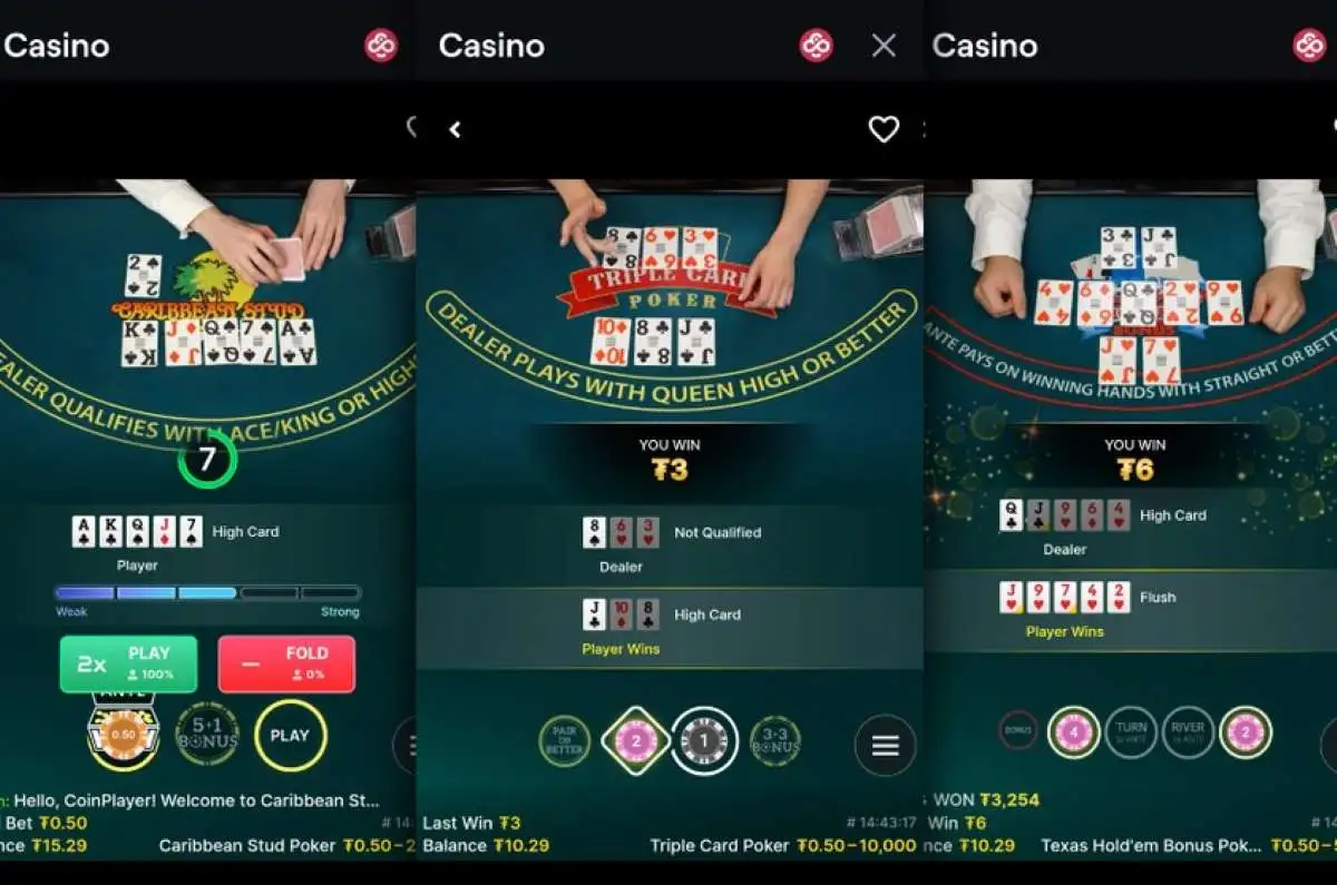 CoinPoker ofrece múltiples mesas de póker online y límites de apuesta