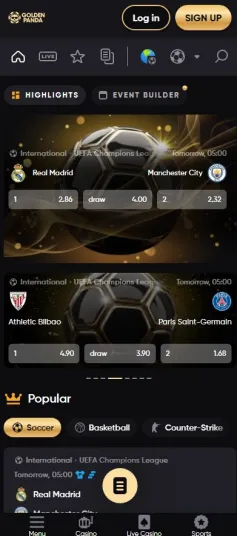 ブックメーカーで遊ぶならゴールデンパンダ