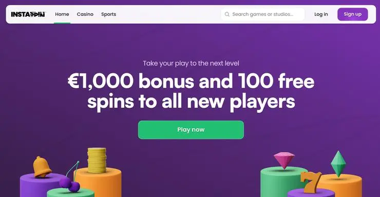 InstaSpin Bitcoin casino