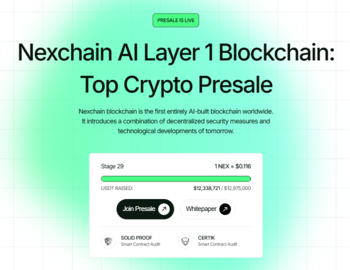 Nexchain AI Layer-1 blockchain.