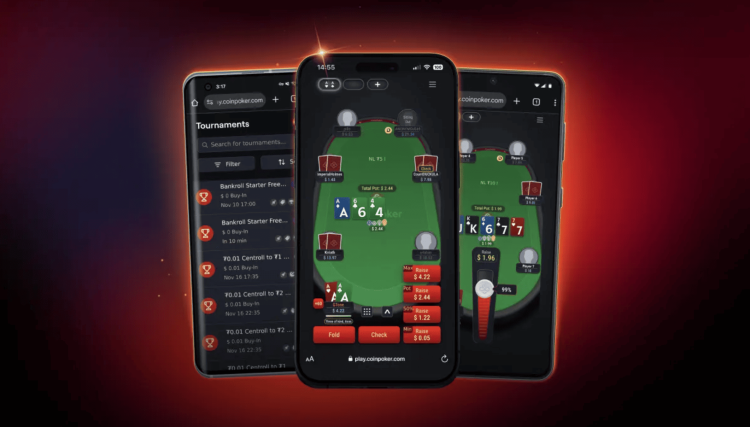 CoinPoker запускает новую мобильную веб-платформу