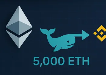 Massive Ethereum Distribution Continues: Whale Sends Another 5,000 ETH To Binance