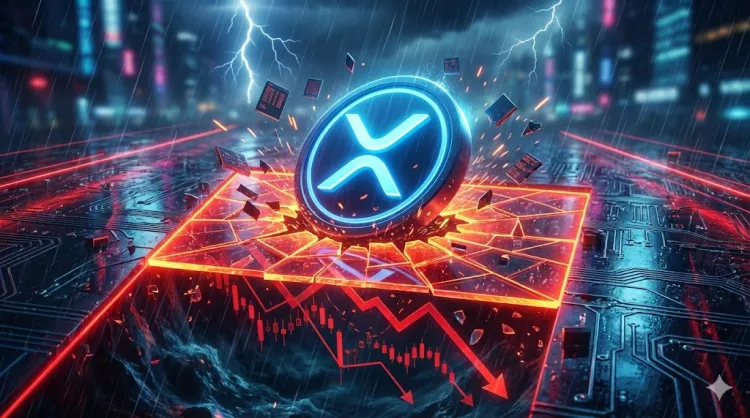 XRP Price Slides Under Support