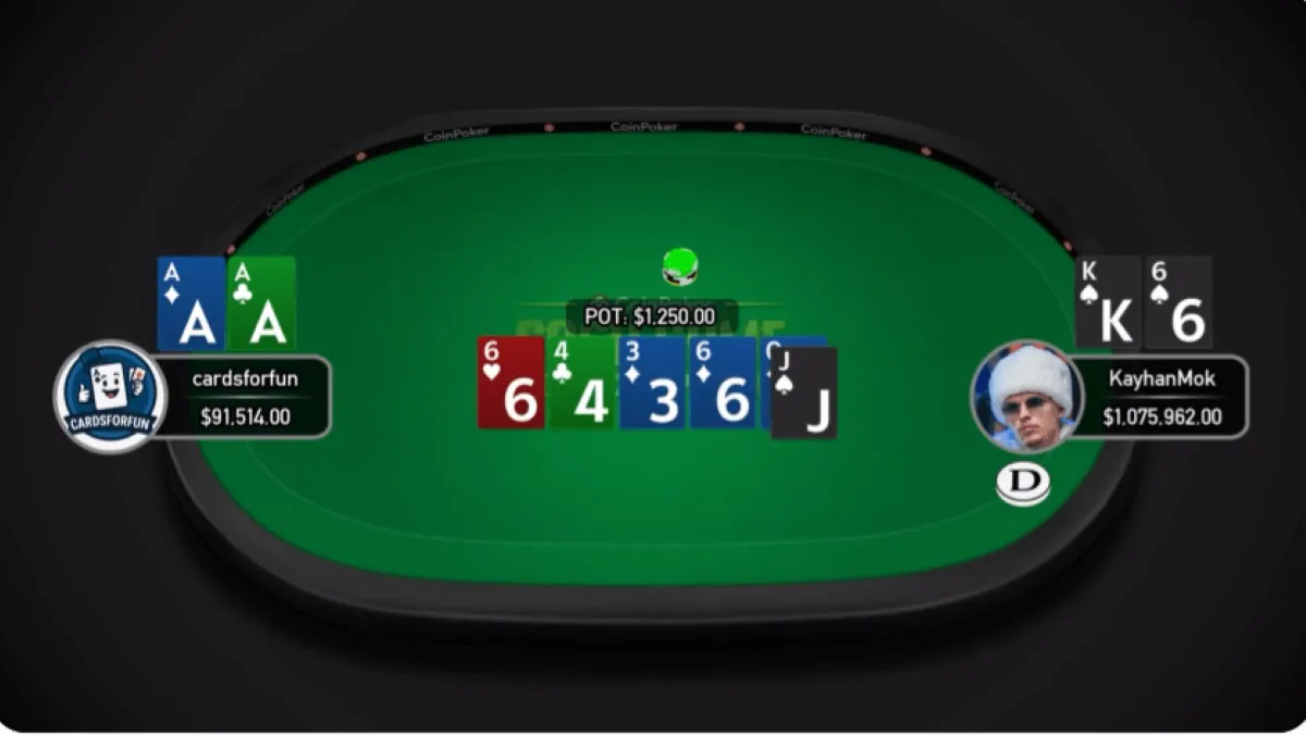Duelo heads-up de apuestas altas generó un bote de 1 millón de dólares
