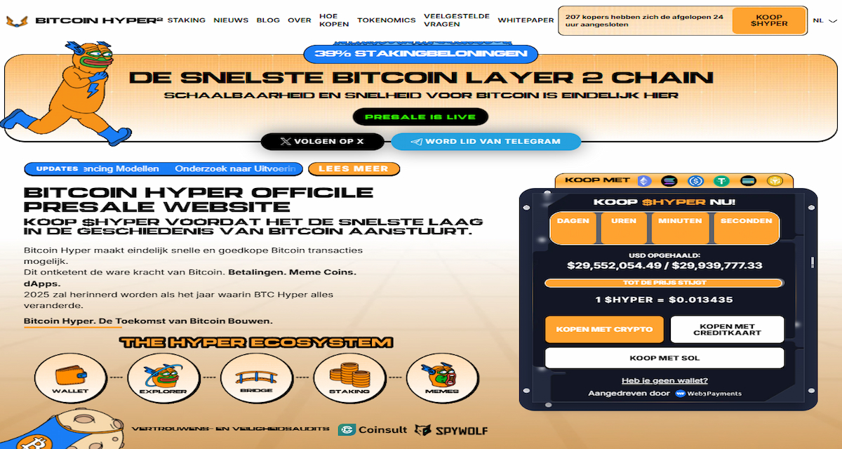 Bitcoin Hyper presale: wat beleggers praktisch moeten weten