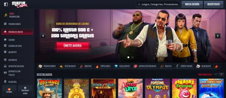 Mafia Casino - La mejor casa de apuestas sin licencia