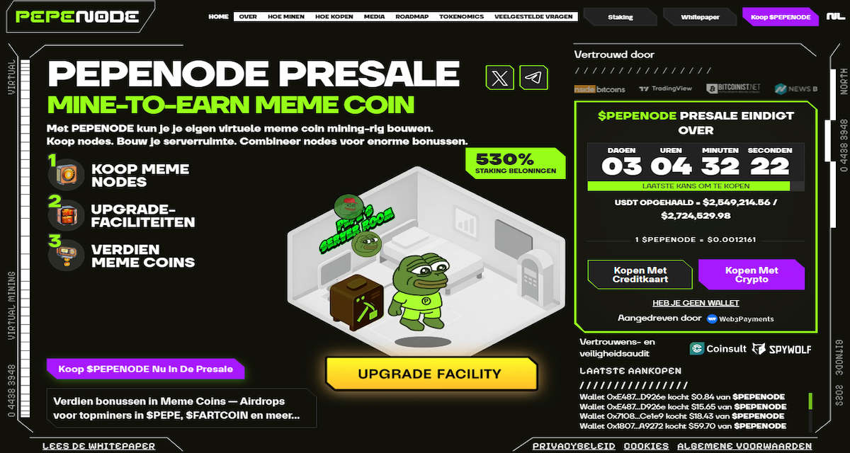 Pepenode presale: kapitaalstromen en marktimpact