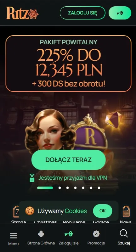 Strona główna kasyna Ritzo