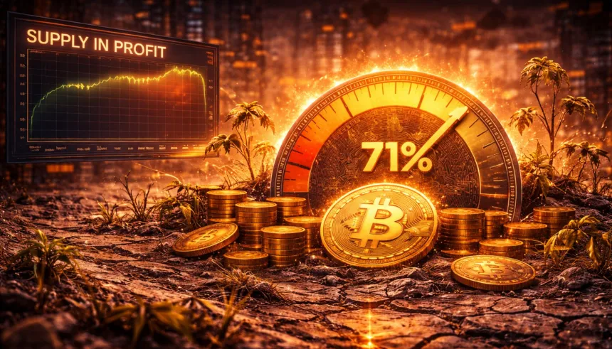 Bitcoin Supply In Profit Stalls At 71%: Still Not Enough For A Sustainable Recovery