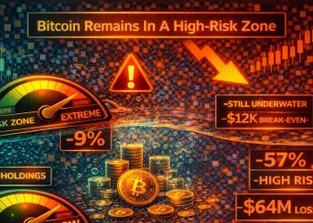 Bitcoin Remains In A High-Risk Zone As Short-Term Holders Stay Underwater