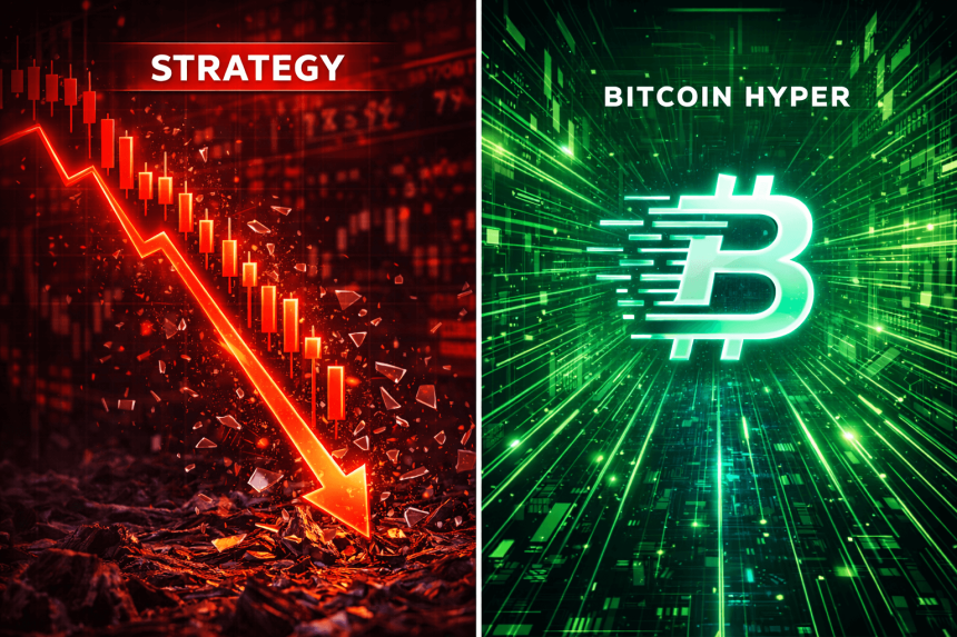Strategy Bettors Lose 60% as Bitcoin Crashes, But $HYPER Keeps Pumping.