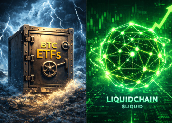 Institutional Hands Hold Firm: Bitcoin ETFs Absorb Shock While LiquidChain Defies Gravity