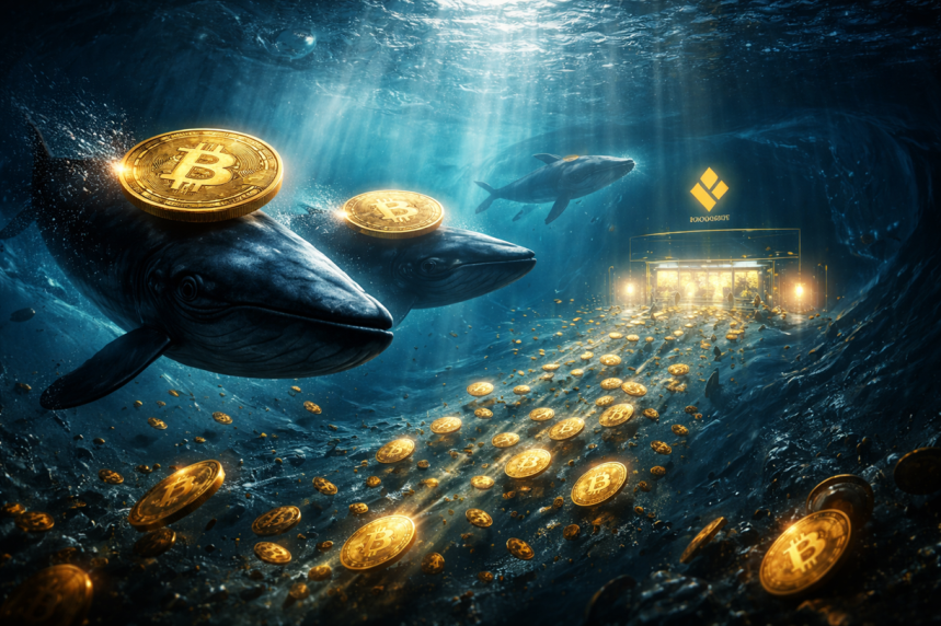 Bitcoin Whales Flood Binance As Correction Deepens: On-Chain Data Shows