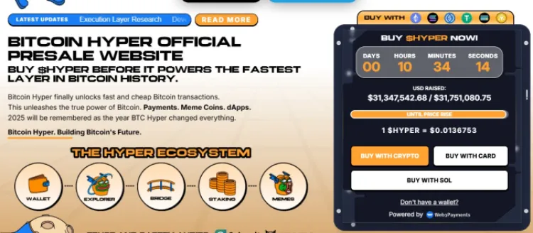 $HYPER's presale price.